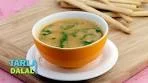 Lentil and Spinach Soup (Calcium Rich) by Tarla Dalal