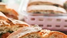 Make-Ahead Ham and Caprese Picnic Sandwich