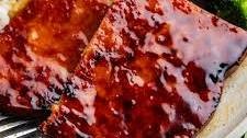 Maple Mustard Glazed Ham Steak