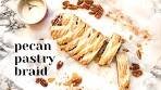 Maple Pecan Puff Pastry Braid - Easy Brunch or Dessert Recipe!