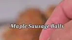 Maple Sausage Balls! Recipe ⬇️ These maple sausage ...