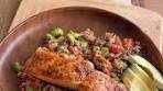Mediterranean Diet Plan 🇺🇸 | Air-fryer Salmon with Quinoa ...