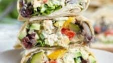 Mediterranean Veggie Wrap