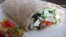 Mediterranean Veggie Wrap