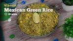 Mexican Green Rice | Green Rice | Arroz Verde | Mexican ...