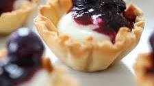 Mini Blueberry Cheesecakes