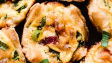 Mini Quiche Cups with Bacon, Cheddar, and Spinach (Customizable!)