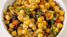 Moroccan spiced chickpea salad
