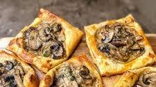 Mushroom, Shallot and Herbed Goat Cheese Tarts