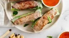 Nem Nướng Cuon (Grilled Pork Spring Rolls)
