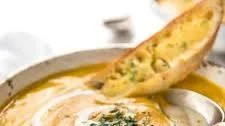 No Chop Roast Pumpkin Soup