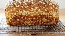 No-Knead Maple Oat Bread