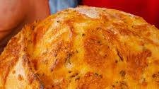 No Knead Market Style Cheese & Herb Bread