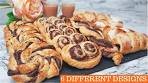 Nutella Puff Pastries | 6 Different Pastry Designs | Bakarkhani ...