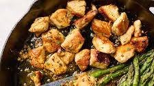 One-Pan Garlic Butter Chicken and Asparagus