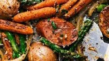 One-Pan Potatoes and Sausage