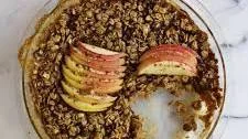 Overnight Baked Apple Oatmeal