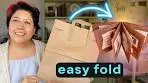 Paper bag art journal DIY art book for beginners
