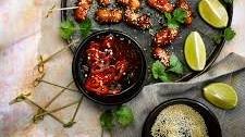 Party Sausages with Chilli and Maple Glaze