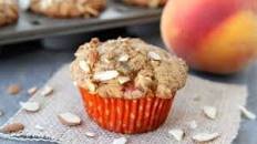 Peach Almond Muffins