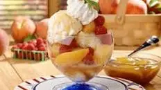 Peach Melba Parfaits