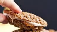 Peanut Butter Banana Oatmeal Creme Pies