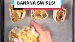 PEANUT BUTTER & BANANA SWIRLS! Ingredients * 1 sheet ...