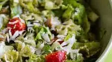 Pesto Pasta and Ham Salad