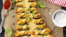 Pesto Pull-Apart Christmas Tree