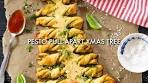 Pesto Pull-Apart Christmas Tree | This Savory Vegan