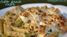 Pesto Ranch Cheesy Pasta Bake