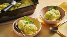 Pineapple and mint sorbet