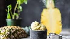 Pineapple Mint Sorbet