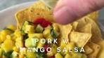 Pork with Mango Salsa is a five step, fresh and zingy dinner ...