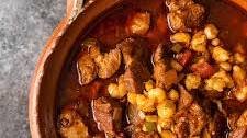 Pozole Rojo (Pork and Hominy Soup)