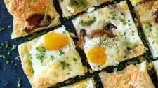 Puff Pastry Breakfast Pizza