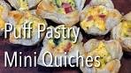Puff Pastry Mini Quiches
