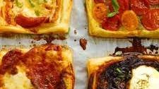 Puff Pastry Tarts {4 Topping Ideas}