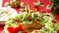 Pull-Apart Holiday Caesar Salad Wreath