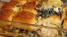 Pull-Apart Spanakopita& Chicken Sliders
