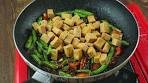 QUICK AND EASY STIR FRY TOFU WITH GREEN BEANS