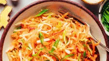 Quick Cabbage Apple Slaw (Korean-Inspired)