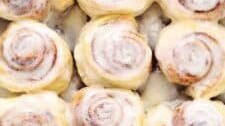 Quick Puff Pastry Cinnamon Rolls