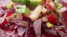 Radish and Avocado Salad - Mexico
