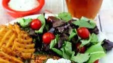 Ranch Seasoned Salmon with Creamy Ranch Sauce