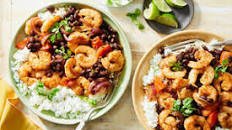 Ranchero Shrimp with Black Beans & Cilantro-Lime Rice