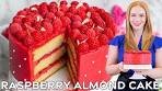 Raspberry Almond Cake with Raspberry Buttercream