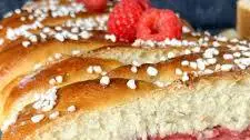 Raspberry and Cream Cheese Braid