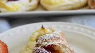 Raspberry and Cream Puff Pastries