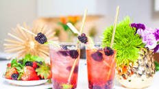 Raspberry Mojito Mocktail by Sweet Life Bake